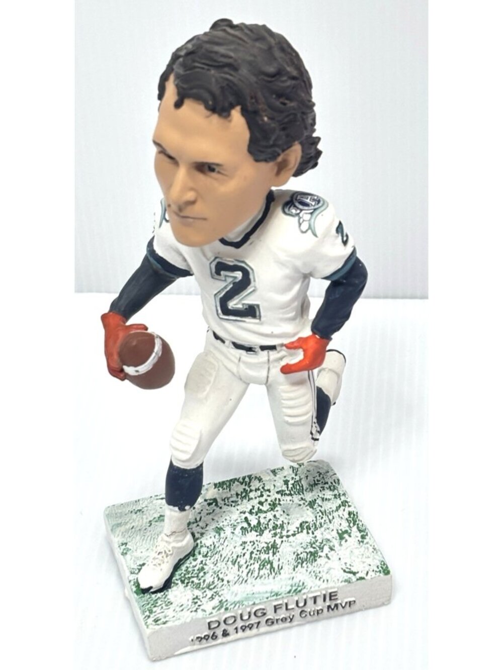 Doug Flutie Bobblehead Toronto Argonauts CFL 1996 1997 Grey Cup MVP BDA SGA GUC
